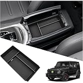 Ruiya G-Class G550/G 580/G350/G63 AMG/W463/W464 Center Console Organizer for Mercedes G Wagon Accessories Middle Console Organizer Compatible with 2019-2023 2024 2025 2026 2027 Mercedes G-Wagon