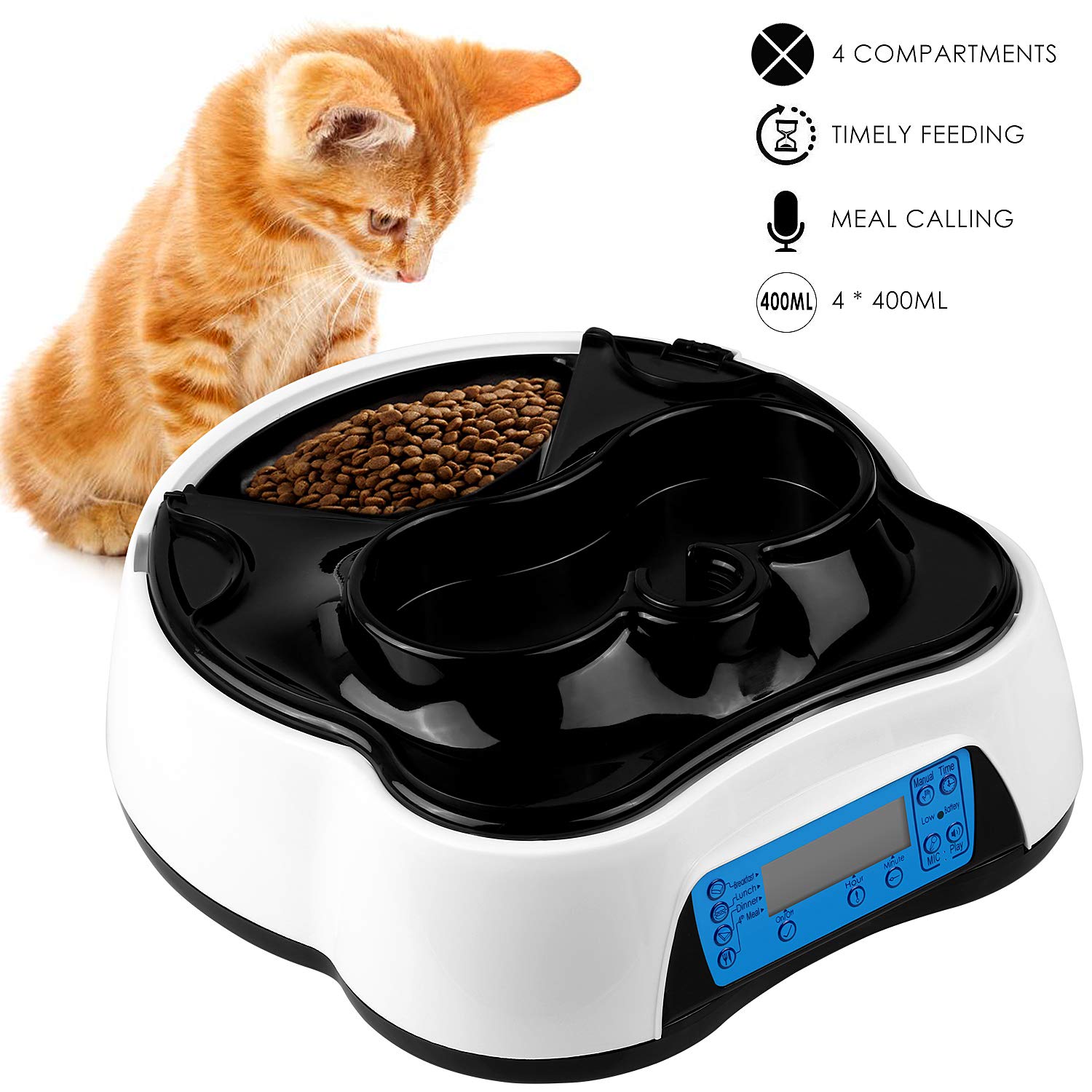2 cat automatic feeder