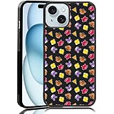 MMYAJT Cute Cartoon Bear and Foxy Phone Case Fit for iPhone 15, TPU Shockproof Protective iPhone Case FNAF Five Nights Phone Cover Gift for Boy Girl Men Women
