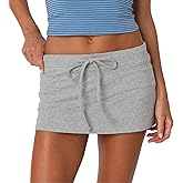 Seyumixi Women Y2k Sexy Micro Skirt Mid Waist Bodycon Mini Skirts Low Rise Slim Fit Pencil Short Skirt Sporty Streetwear