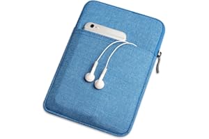 GEDOSIC Nylon Cover Pouch Bag Sleeve for Kindle Paperwhite/Voyage/All-New Kindle(8th Generation, 2016)/Kindle Oasis E-Reader (6IN-Denim Blue)