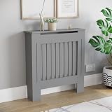 Vida Designs Chelsea Olive Grey Radiator Cover Small H82xW78xD19cm view 9