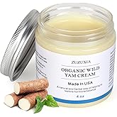 Zuzuxia Wild Yam Cream, 4 OZ Unscented Organic Wild Yam Cream for Women Balance Support, Non-GMO, Paraben-Free, Hypoallergenic, Deep Nourishment for All Skin Types