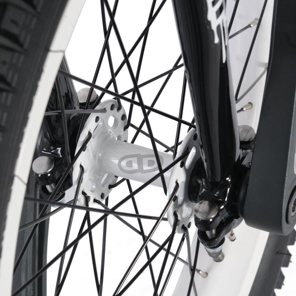 Impact 19'' Athmos Unicycle Black- White Rims - Ready to Ride Trials Package - High Performance Unicycle