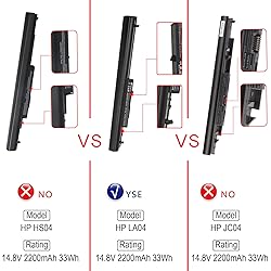 Spare 776622-001 Battery for HP LA04 15-f387WM