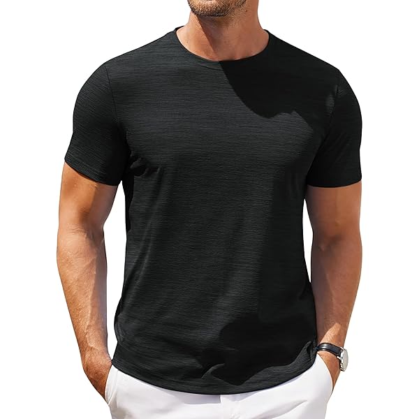 COOFANDY Men's T Shirts Short Sleeve Classic Crewneck T-Shirt