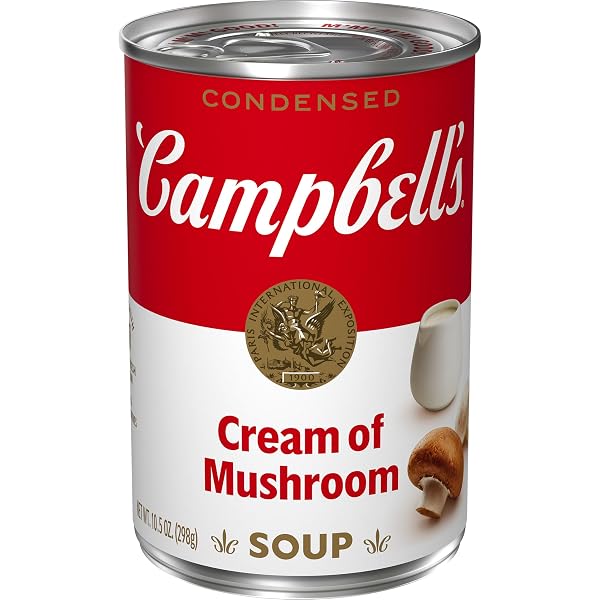 CAMPBELL’S CONDENSED CREAM OF MUSHROOM SOUP, 10.5 OZ...