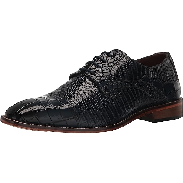 Scarpe Stringate Oxford Uomo Stacy Adams - Wingtip In Pelle Con Suola Morbida - Foto 2
