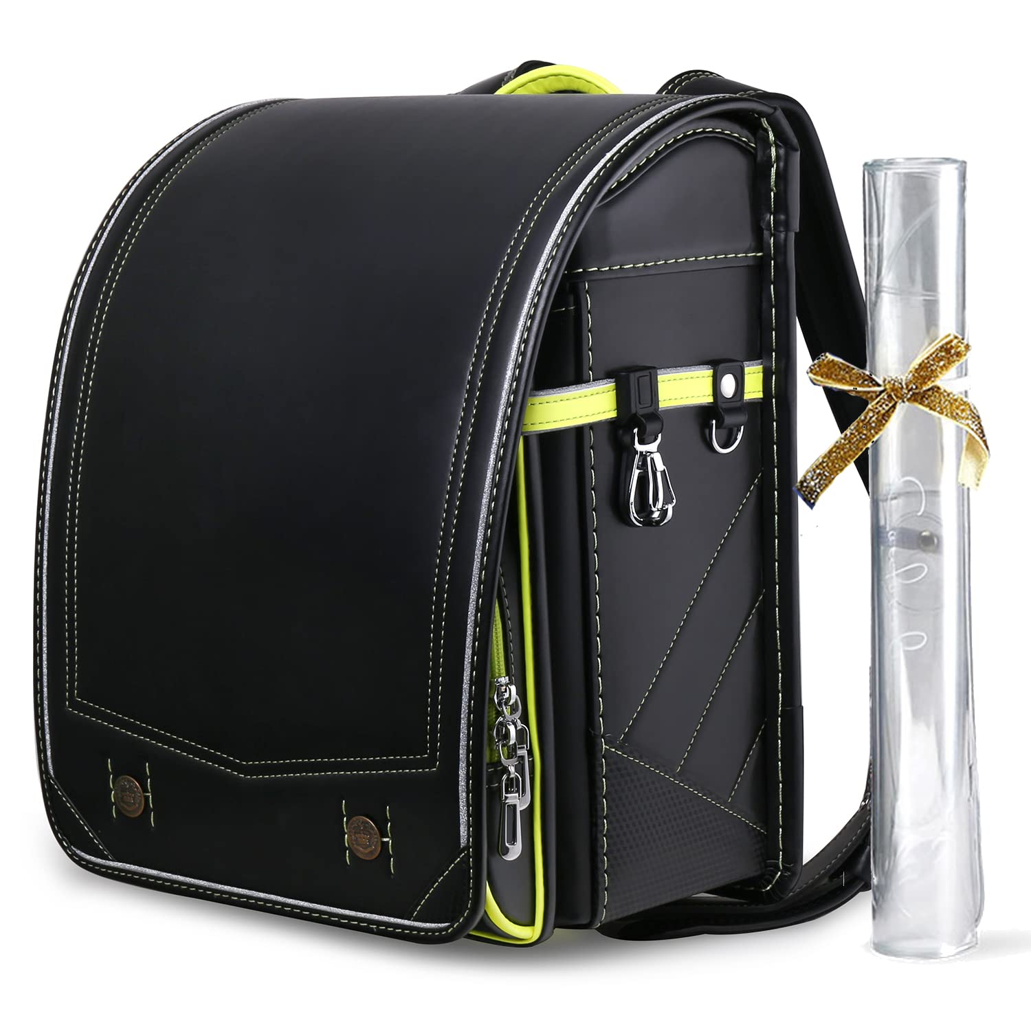 [Coulomb] クーロン プレリュード・ランドセル 男の子 クラシックな2色のコントラストデザイン A4フラットファイル対応 撥水加工 ワンタッチロック【透明ランドセルカバー付】 6 (118LG)商品画像