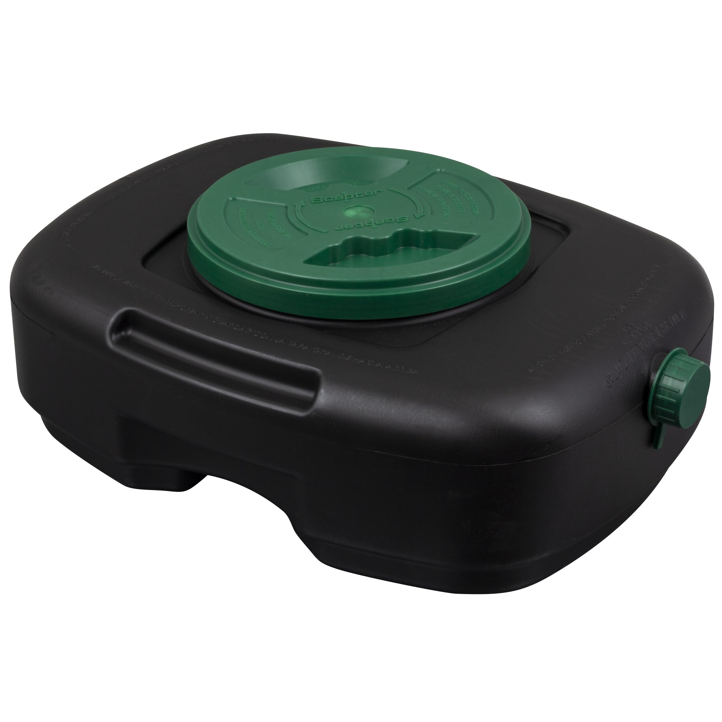 Photo 1 of Scepter AM06984 12 Quart Oil Drain Pan with Lid, Filter Drain Screen, and Pour Spout for Automotive Fluids Including Engine Oil, Anti-Freeze, Transmission Fluid and More, 13" x 17-1/4" x 6"