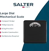 Salter Large Dial Mechanical Scale 133kg 0.5kg Precision Black view 2
