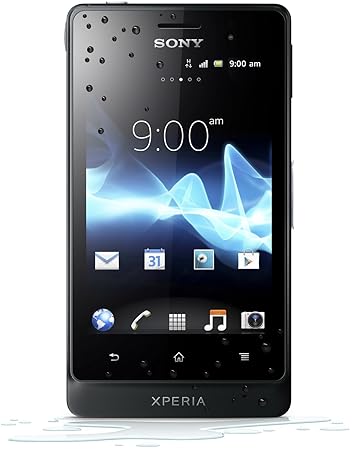 Sony Xperia go Smartphone (8,9 cm (3,5 Zoll) Touchscreen, 5 Megapixel Kamera, Android 2.3) schwarz