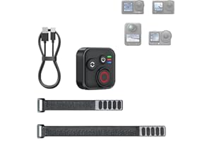 Bluetooth Remote Control for DJI OSMO Action 6/5 Pro/4 and OSMO 360, up to 60m range, 96 hours battery, water resistant desig