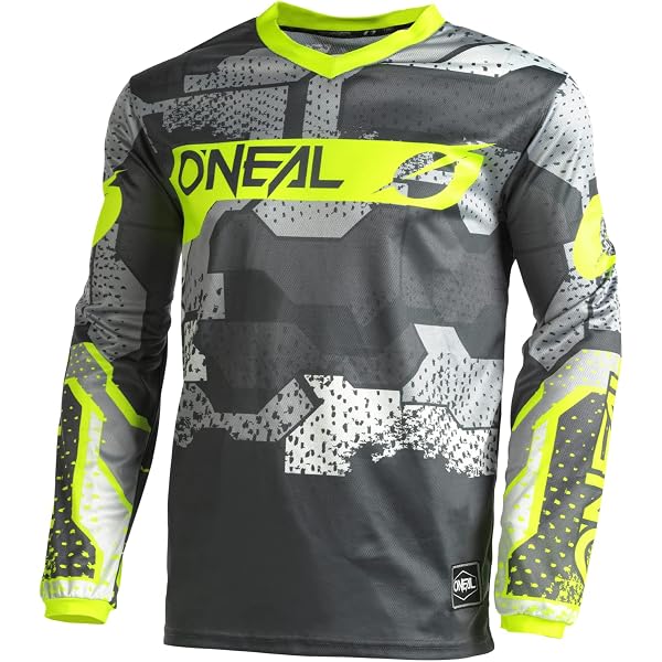 Maillot Moto O'Neal Element Youth - Respirant - Protection Coudes - Taille Mixte