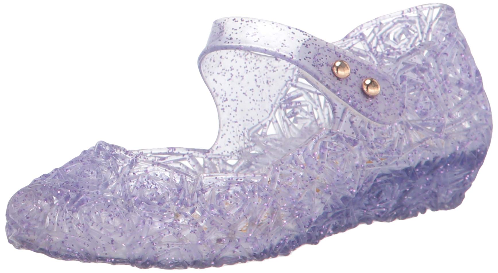 AmtidyFlats Mary Jane Dance Party Cosplay Shoes, Snow Queen Princess Birthday Sandals for Little Girls, Toddler