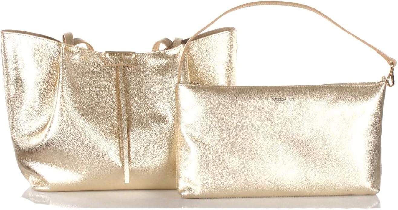 BORSA PATRIZIA PEPE Donna Pelle Platinum 2V8895 - Dresslix