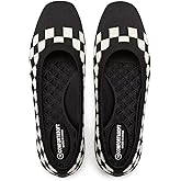 Frank Mully Women's Flats Square Toe Flats Comfortable Slip on Washable Ballet Flats Shoes for Women Dressy Work