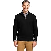 Izod Men's Luxury Classics Quarter Zip Sweater