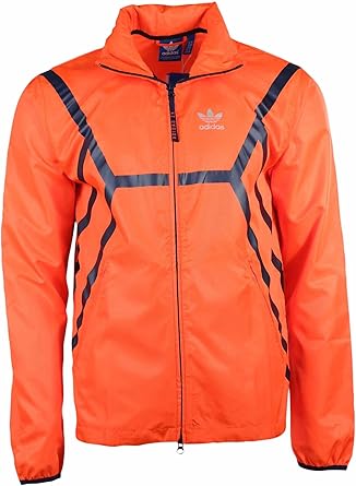 adidas red windbreaker