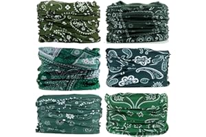 MOBEST Neck Gaiter Mask Face Scarf Bandana Tube Cover Headwear Balaclava Headband Headwrap for Men and Women