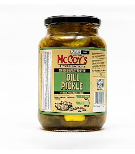 Picles De Pepino Azedo - Dill Pickle Mccoy's 3,4kg : Amazon.com.br