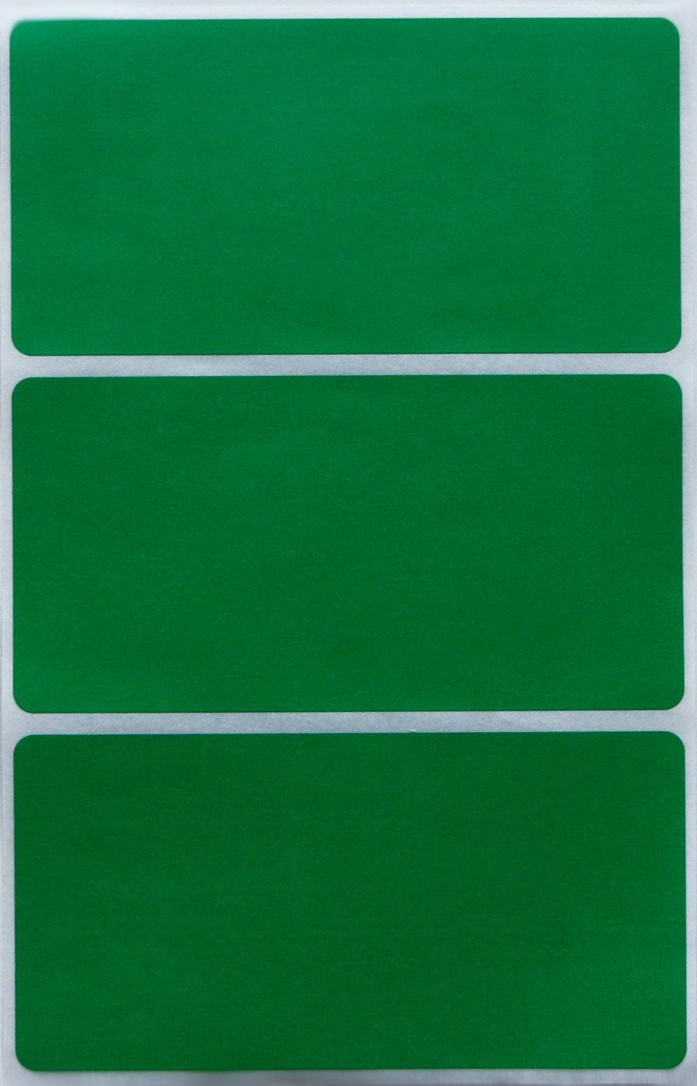 Name Tags Labels Colorful Stickers in Green 10 cm x 5 cm (102 mm x 51 mm) - 150 Pack by Royal Green