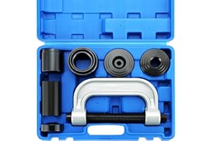 NYXOVA Ball Joint Removal Installation Tool, Heavy Duty Ball Joint Press Kit & U Joint Removal Tool with 4 Wheel Drive Adapters for Most 2WD and 4WD Cars Light Trucks