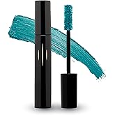 Radiant Professional Lengthening Mascara – Fiber Lash Smudge Proof Mascara Volume and Length– Cruelty-Free Natural Wax Formula with Silicone Brush - (0.43 oz) (Azure 04)