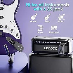 Wireless Guitar System: 164 Feet Range Wireless
