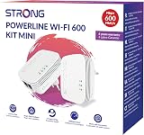 Strong AV600 Wireless Powerline WiFi N300 Kit HomePlug Extender UK view 5