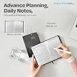 MantraRaj 2026 Week to View Pocket Diary PVC Cover with Gold Corners 11x7cm view 5