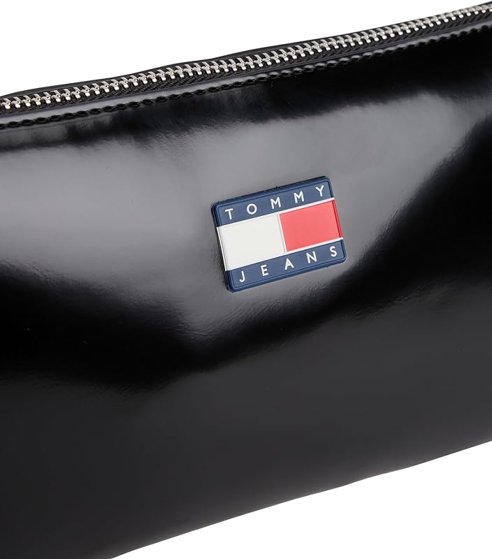 Bolso con correa Mujer Must Bag brillante, Negro (Black), Talla Única