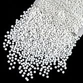 qiipii 5300PCS 3mm Solid White Resin Rhinestones for Crafting Pure White Flatback Jelly Stones Bulk SS10 No-Hotfix Diamonds Gems Charms for Nails Face Eyes Makeup Body Mugs Tumblers Bottles DIY Crafts