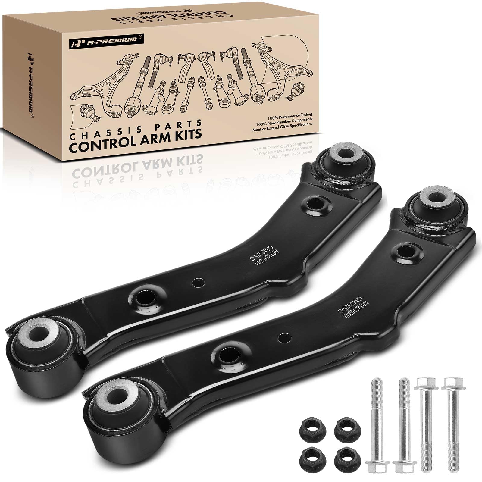 Photo 1 of A-Premium 2 x Rear Upper or Rearward Upper Control Arm, with Bushing, Compatible with Kia Sorento 14-15, Sportage 11-16 & Hyundai Santa Fe (Sport) 13-18, Santa Fe XL 13-19, Tucson 10-15, AWD Only