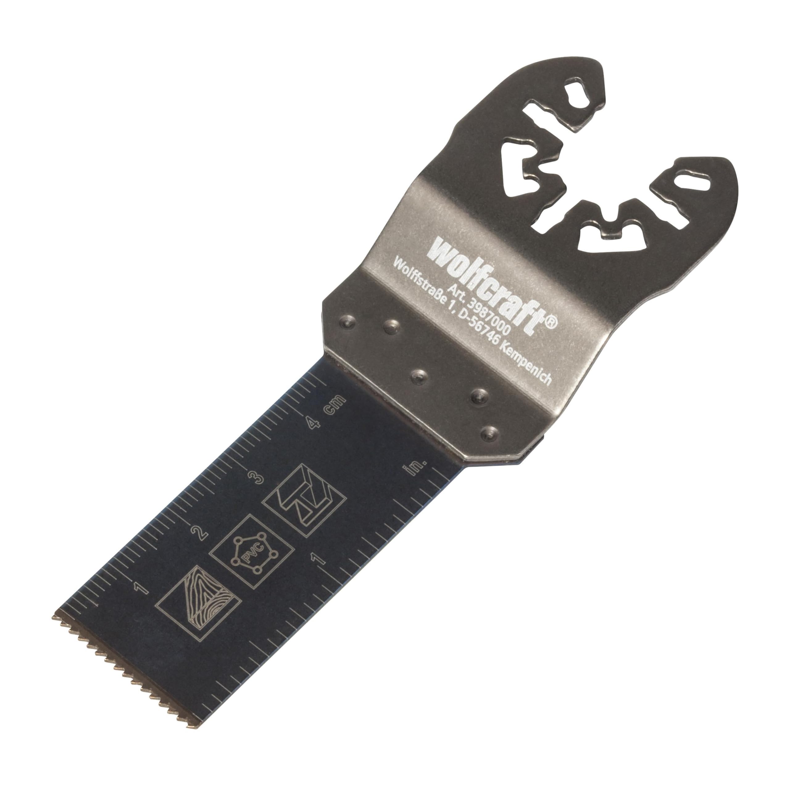 wolfcraft BIM Pushcut Saw Blade "PRO", Universal Receptacle I 3987000