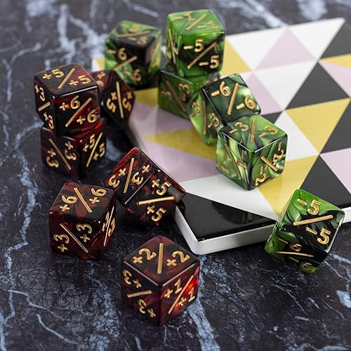 48 Pieces MTG Dice Counter Counters +1/+1 Dice Tokens Set Loyalty Life  Gifts for Magic Cards Gaming Accessories (Ruby, Emerald) in Kenya | Whizz  Counters