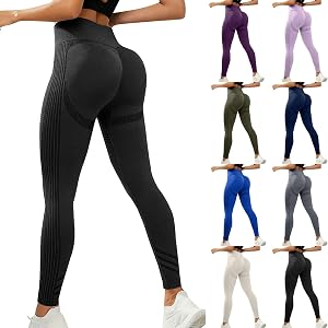 dyiozbga Anti Cellulite 3D Leggings for Women Butt Lifting Tummy Control High Waisted Compression Resistance Band Yoga Pants