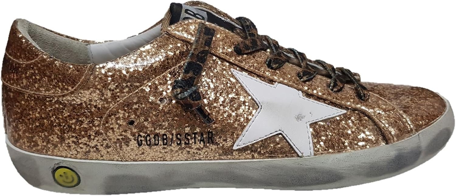 golden goose glitter leopard