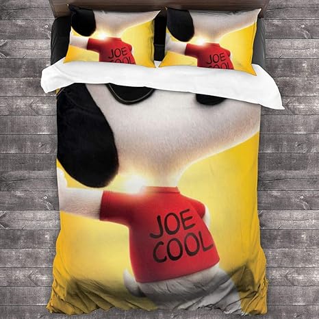 Amazon Co Jp Peanuts スヌーピー 布団カバー 3点セット 寝具カバーセット 枕カバー 掛け布団カバー 寝具用品 ベッドカバー 優しい肌触り 柔らかい 通気性 抗菌 防臭 四季通用 ホーム キッチン