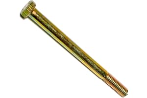 Hard-to-Find Fastener 014973251741 Coarse Hex Cap - Grade 8, 5/16-18 x 4, Piece-8, Yellow