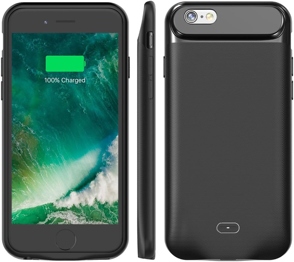 Battery Case For iPhone 6 iPhone 6s Yicente 2500mAh External Battery Charger Case Portable Extended Battery Charging Case Rechargeable Backup Battery Pack Power Bank Case For iPhone 6 iPhone 6s