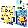 Despicable Me Notebook - Minions Notebook Bundle Includes Despicable Me Minions Folder and Notebook Plus Minions Stickers, Bookmark, More | Despicable Me School Supplies
