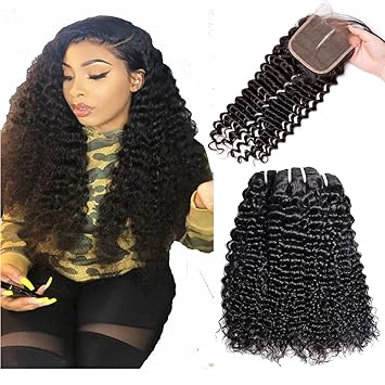 Amazon Com Brazilian Deep Wave 8a Unprocessed Virgin Hair 3
