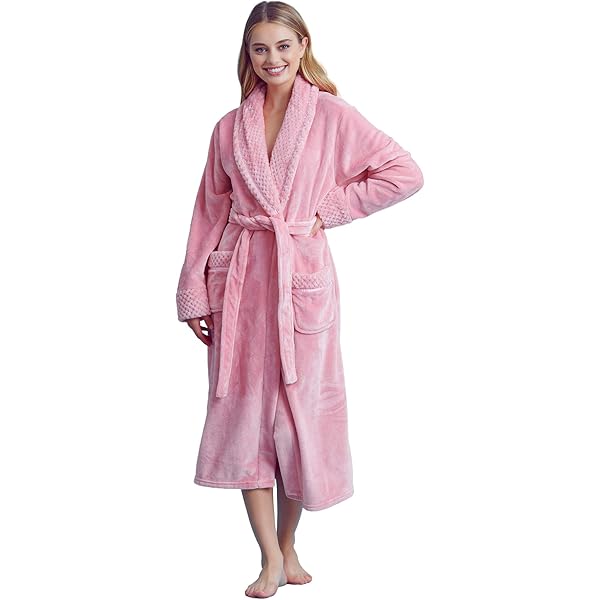 chinese dress ladies Slenderella Ladies Waffle Button Dressing Gown HC4327 Pink Small at Amazon  Women's Clothing store