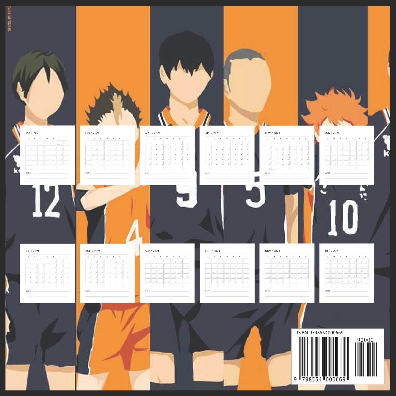 Haikyuu Wall Calendar 21 Haikyuu Calendar 21 Jp Anime Amazon Com Books