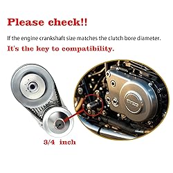 KRGUOD 30 Series Torque Converter 3/4" Bore Fit for