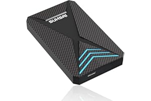SUHSAI 1TB External Hard Disk for Gaming, USB 3.0 Portable HDD Storage & Backup Drive for Laptop, Desktop, PlayStation Xbox G