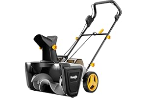 HOUSELIFE Cordless Snow Blower Compatible with DeWalt 20V Battery(Tool Only), 20'' Brushless Electric Snow Thrower with Rotating Chute, 2 X 20V Battery Powered Snow Blower for Driveway Sidewalk Snow Removal