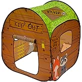 Pacific Play Tents Lil’ Club House Pop-up Tent (60855) - Indoor/Outdoor Pop-up Playhouse for Toddler & Kids Easy Setup