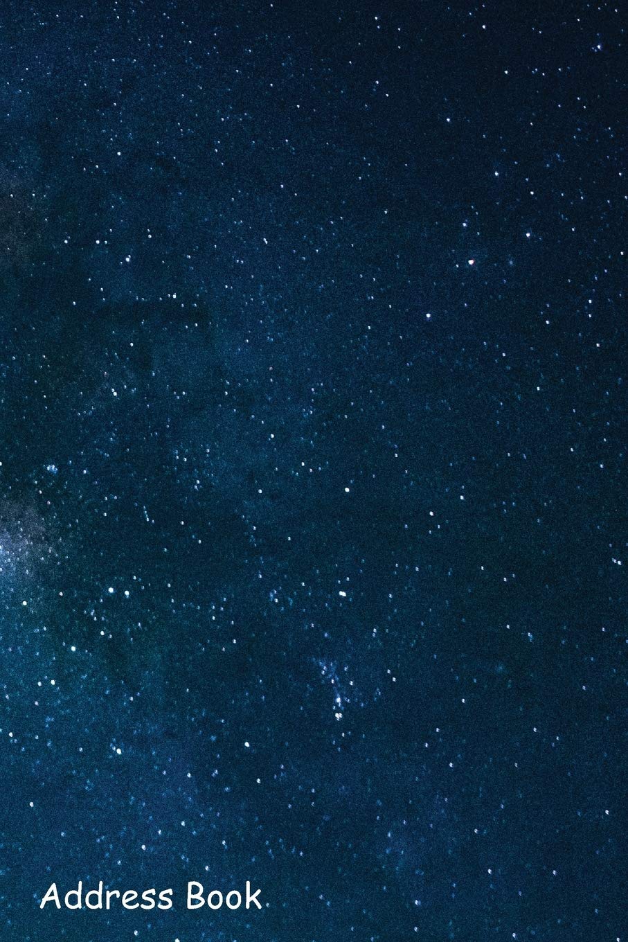 Address Book: For Contacts, Addresses, Phone, Email, Note,Emergency Contacts,Alphabetical Index With Space Texture Painted Plywood